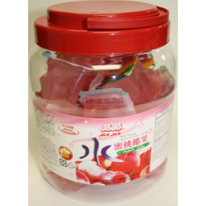 Jin jin jelly-- peach flavor 1000Gx6