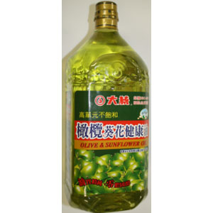 Oilve & sunflower cooking oil 2Lx6