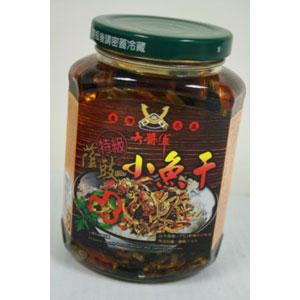 Dried small fish with femented black bean 390Gx12