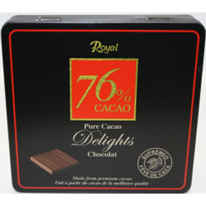 Royal pure cacao delights chocolat 90gX12X4