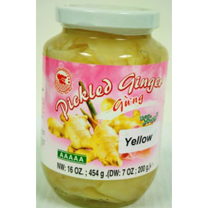 Pickled yellow ginger"Slice" 454Gx24